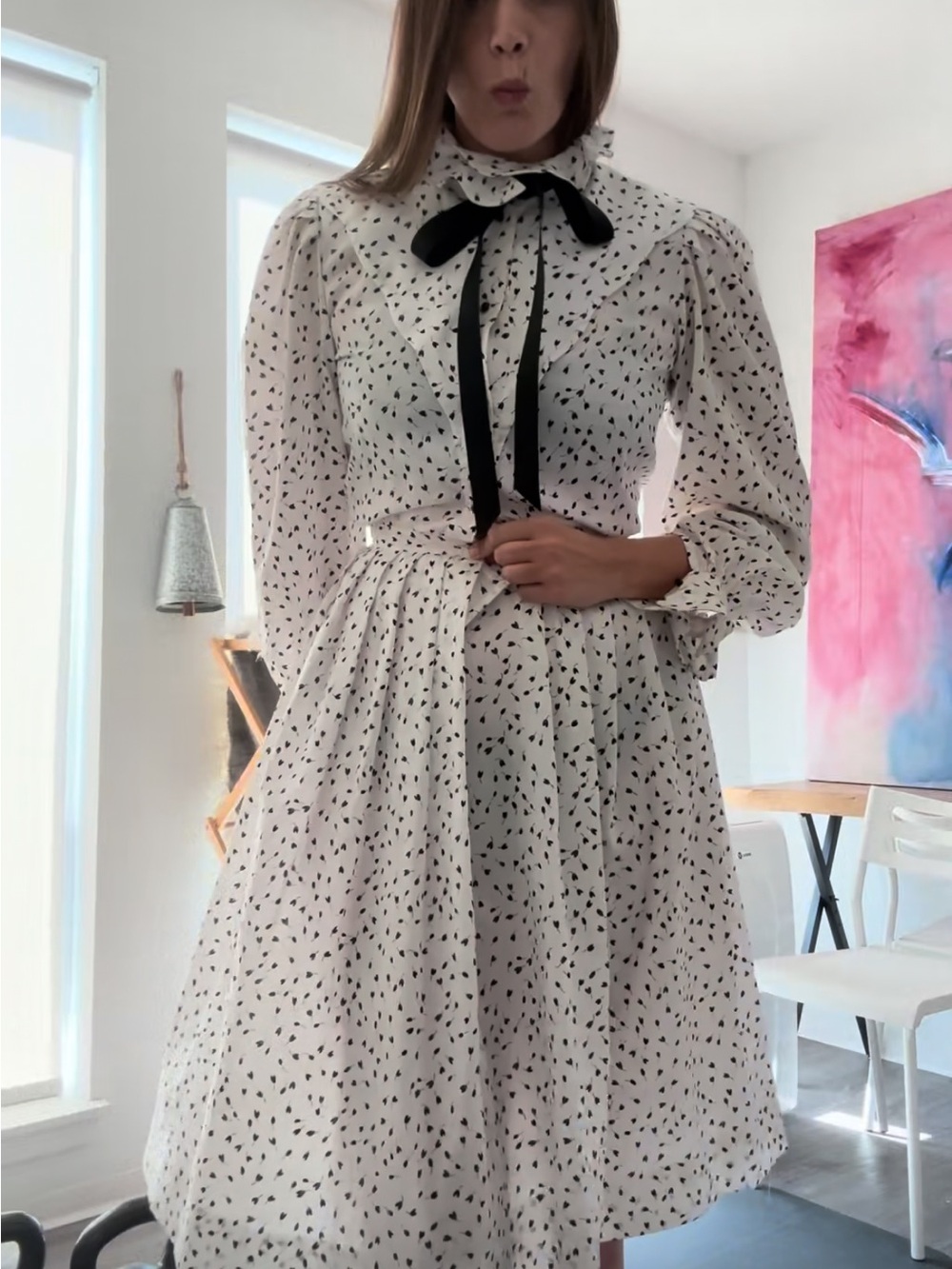 Sm 6 Vintage Posh dress breathable flowy perfect for city summer statements